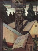 Emily Carr Skidegate painting